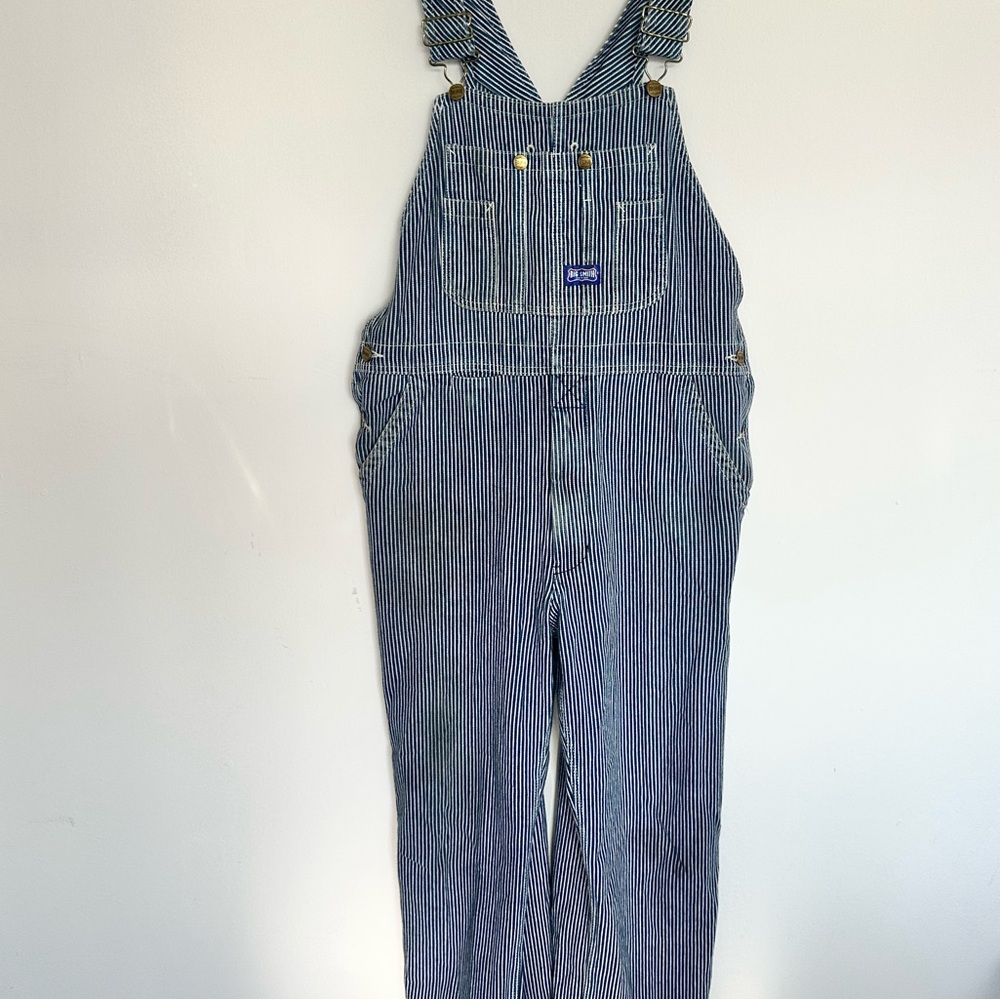 Big Smith Men's Striped Overalls